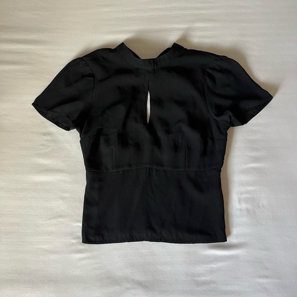 Abercrombie & fitch black formal top with open back - Picture 1 of 6